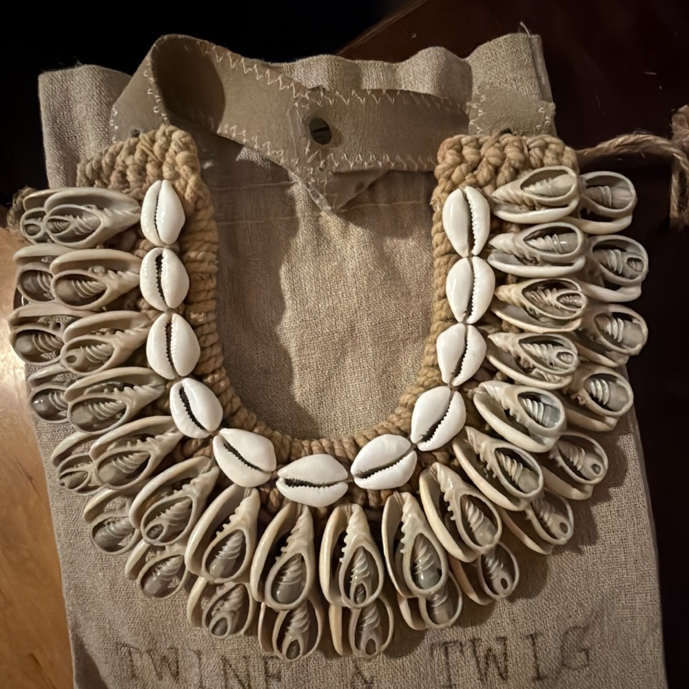 Twine and Twig Cowrie Necklace Edition 2